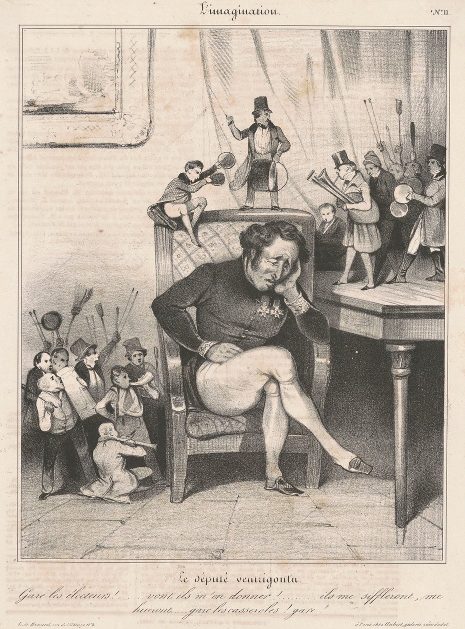 Det krigsførende parlamentsmedlem af Honoré Daumier