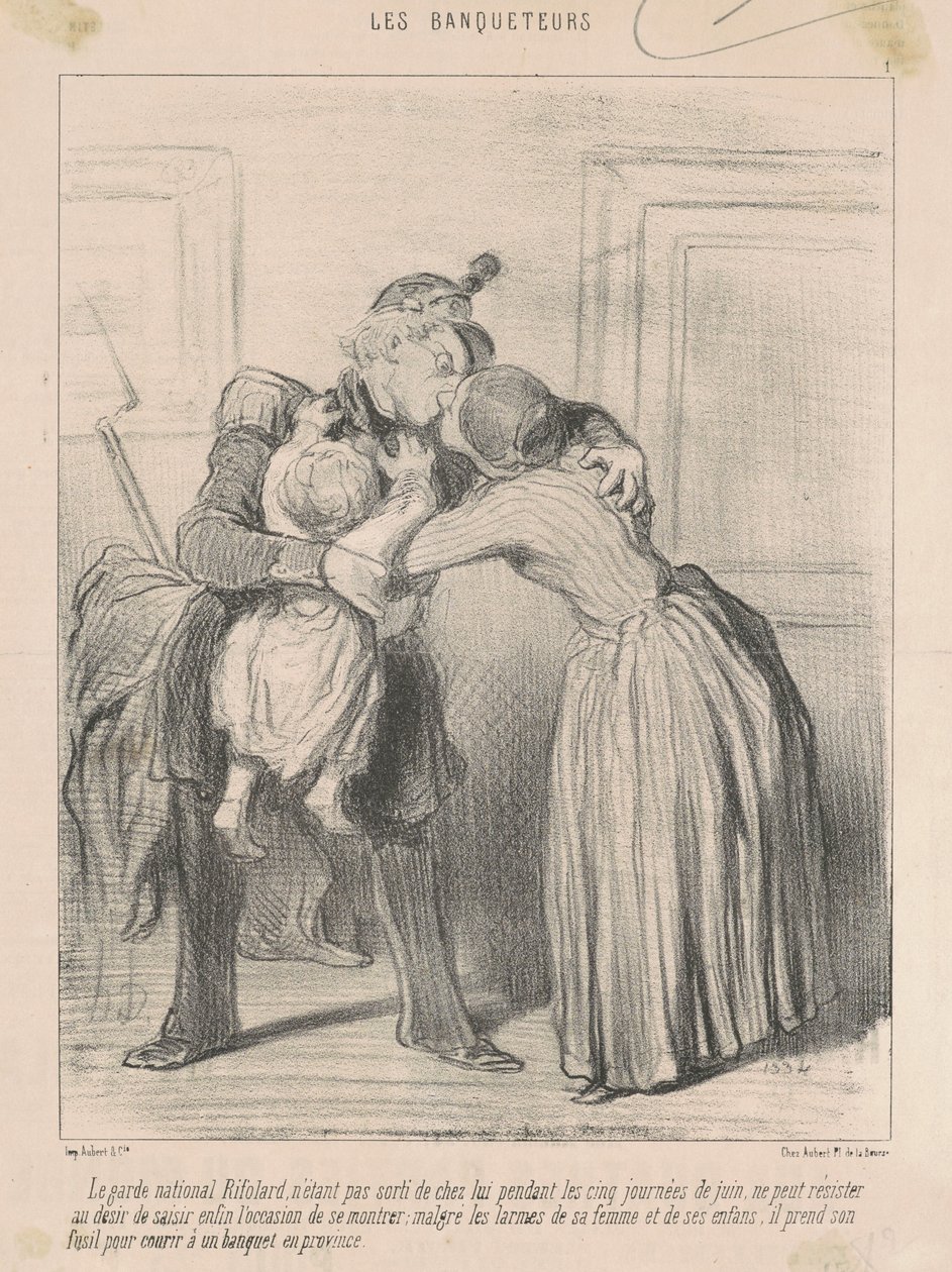 Le garde national Rifolard ... af Honoré Daumier
