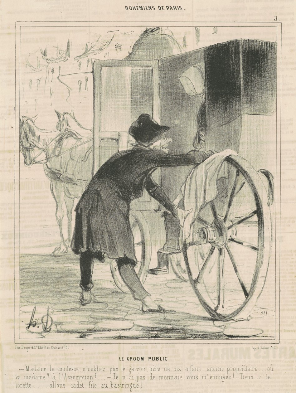 Le groom offentlige af Honoré Daumier