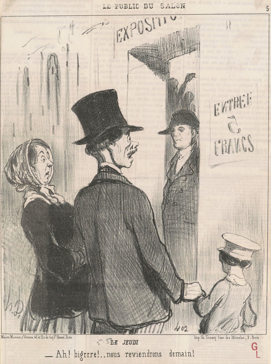 torsdag af Honoré Daumier