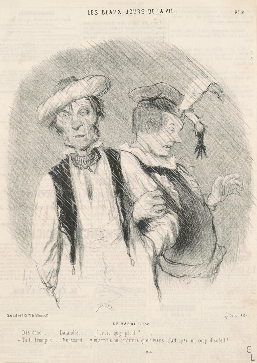 Fed tirsdag af Honoré Daumier