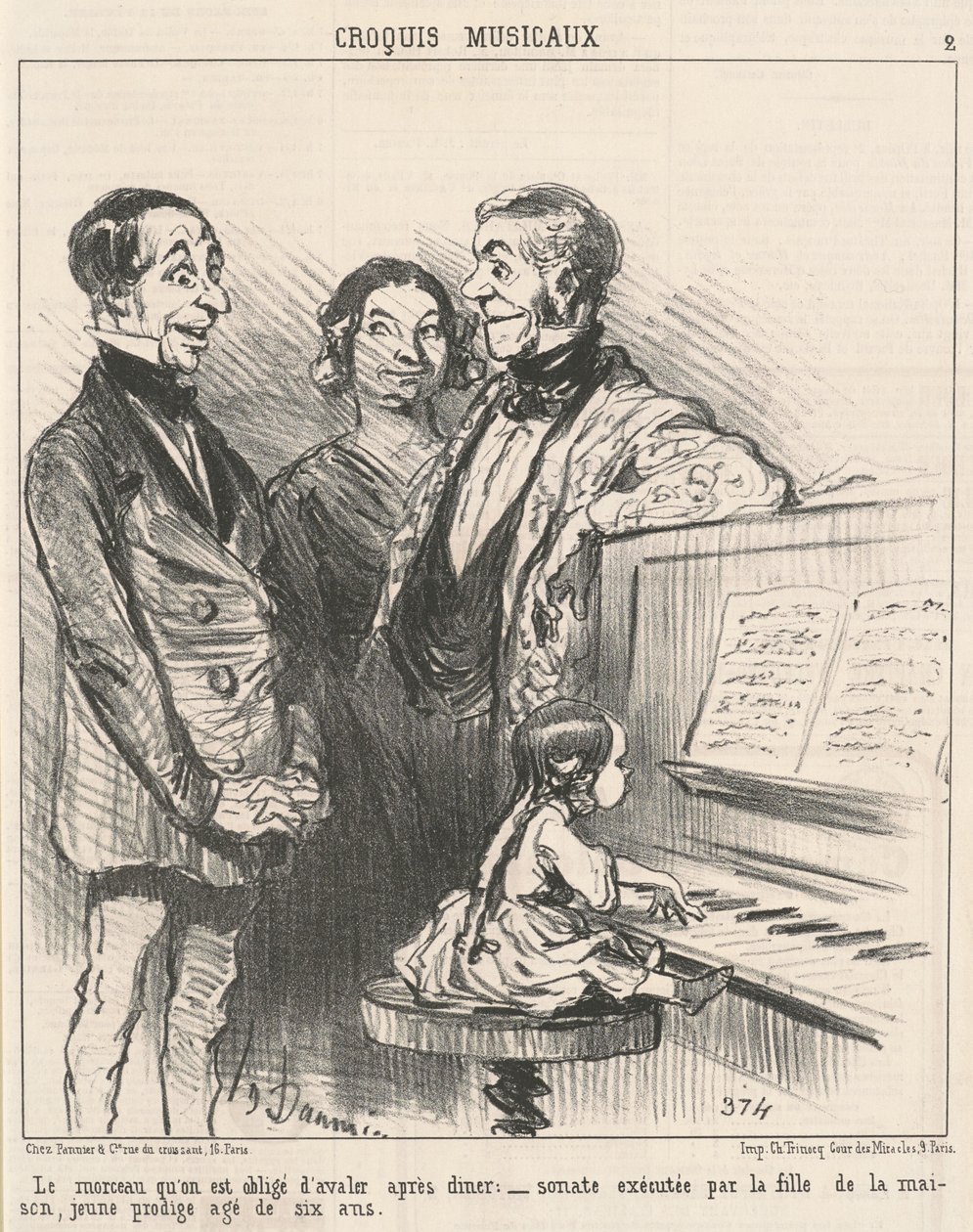 Det stykke, vi skal sluge... af Honoré Daumier