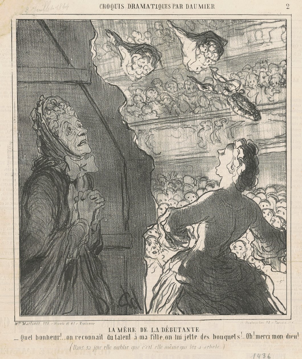 Begynderens mor af Honoré Daumier