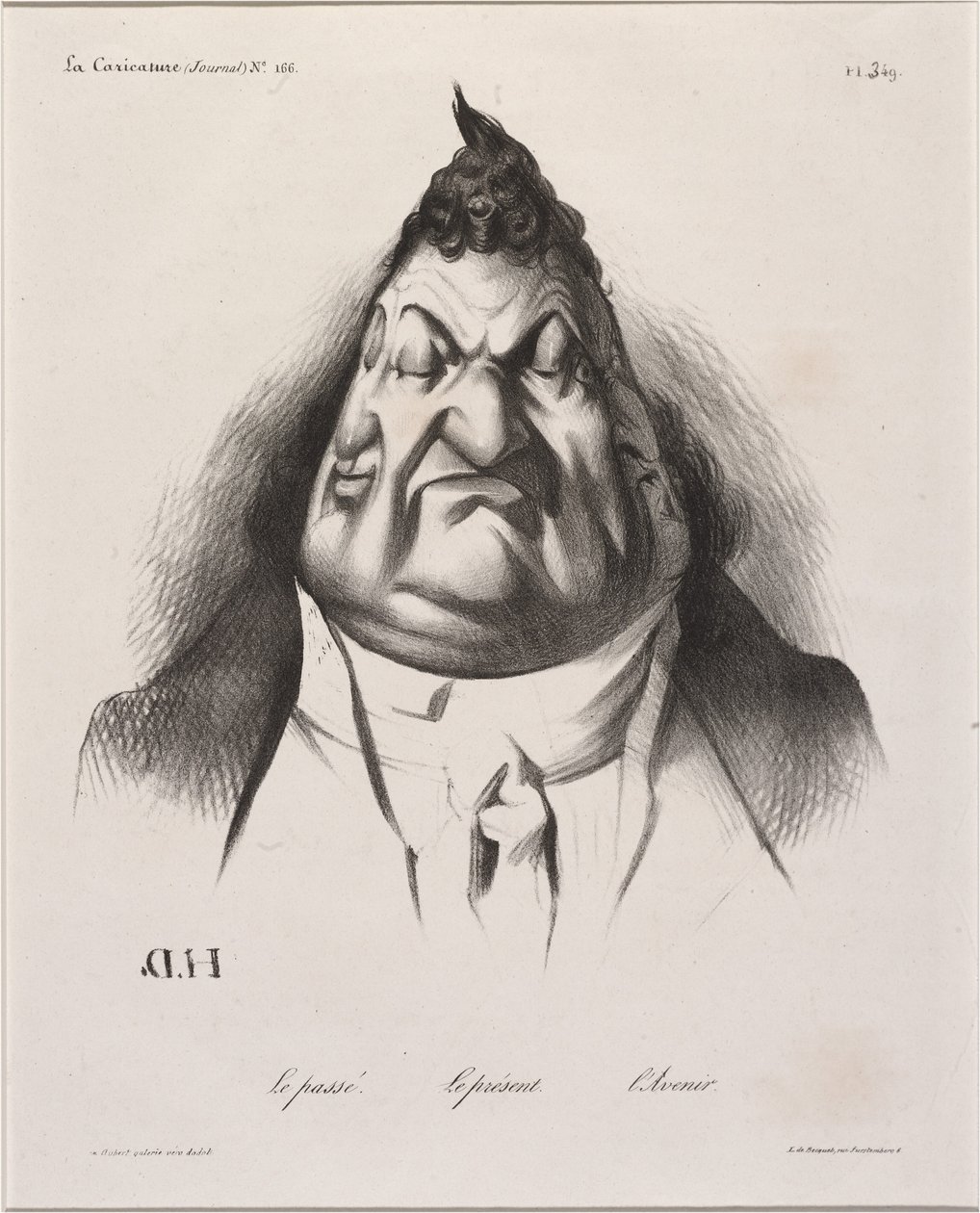 Fortiden - nutiden - fremtiden af Honoré Daumier