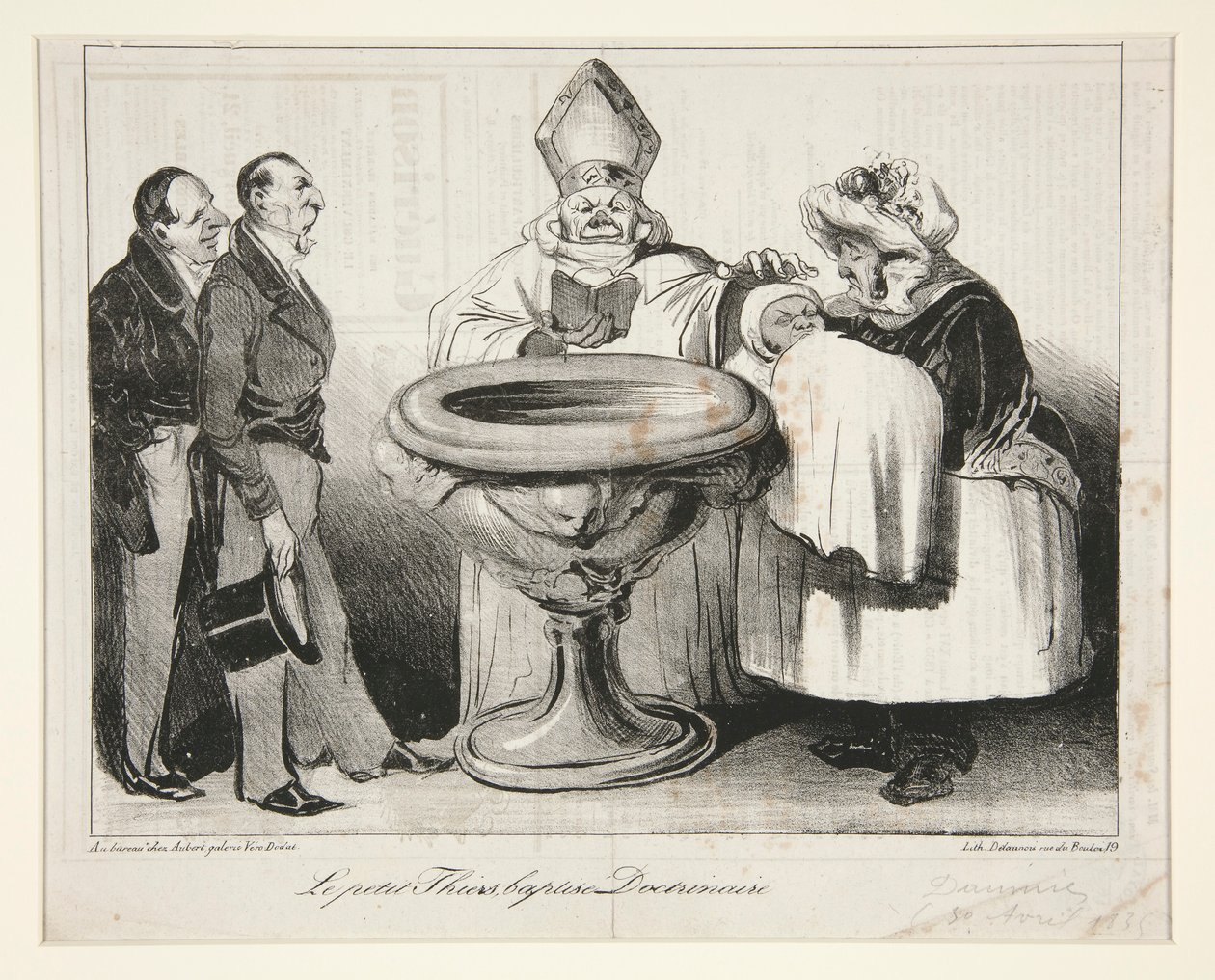 Lille Thiers, døbt? Doctrinaire (Young Thiers af Honoré Daumier