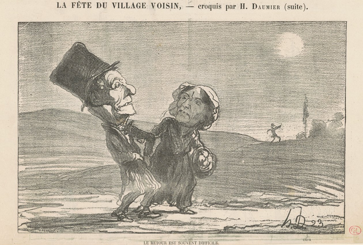Afkastet er ofte svært af Honoré Daumier