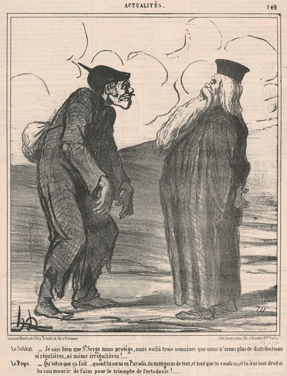 Soldaten...jeg ved det... af Honoré Daumier