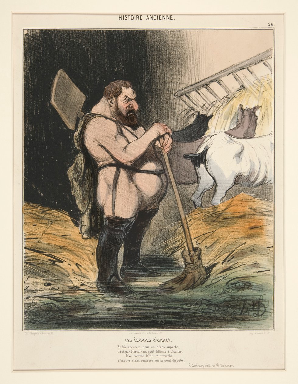 Staldene D af Honoré Daumier