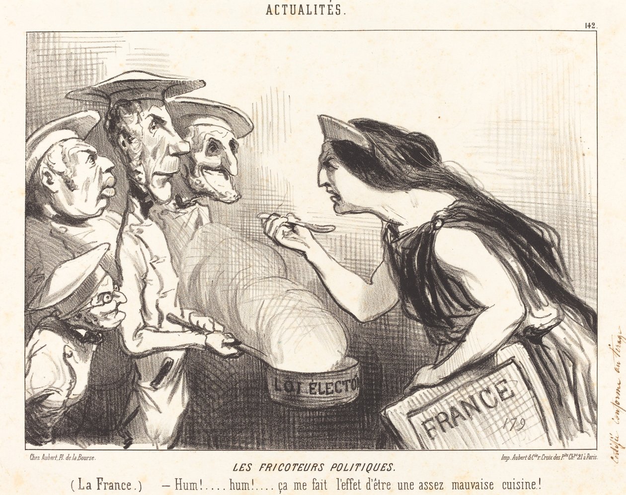 De politiske frikotører af Honoré Daumier