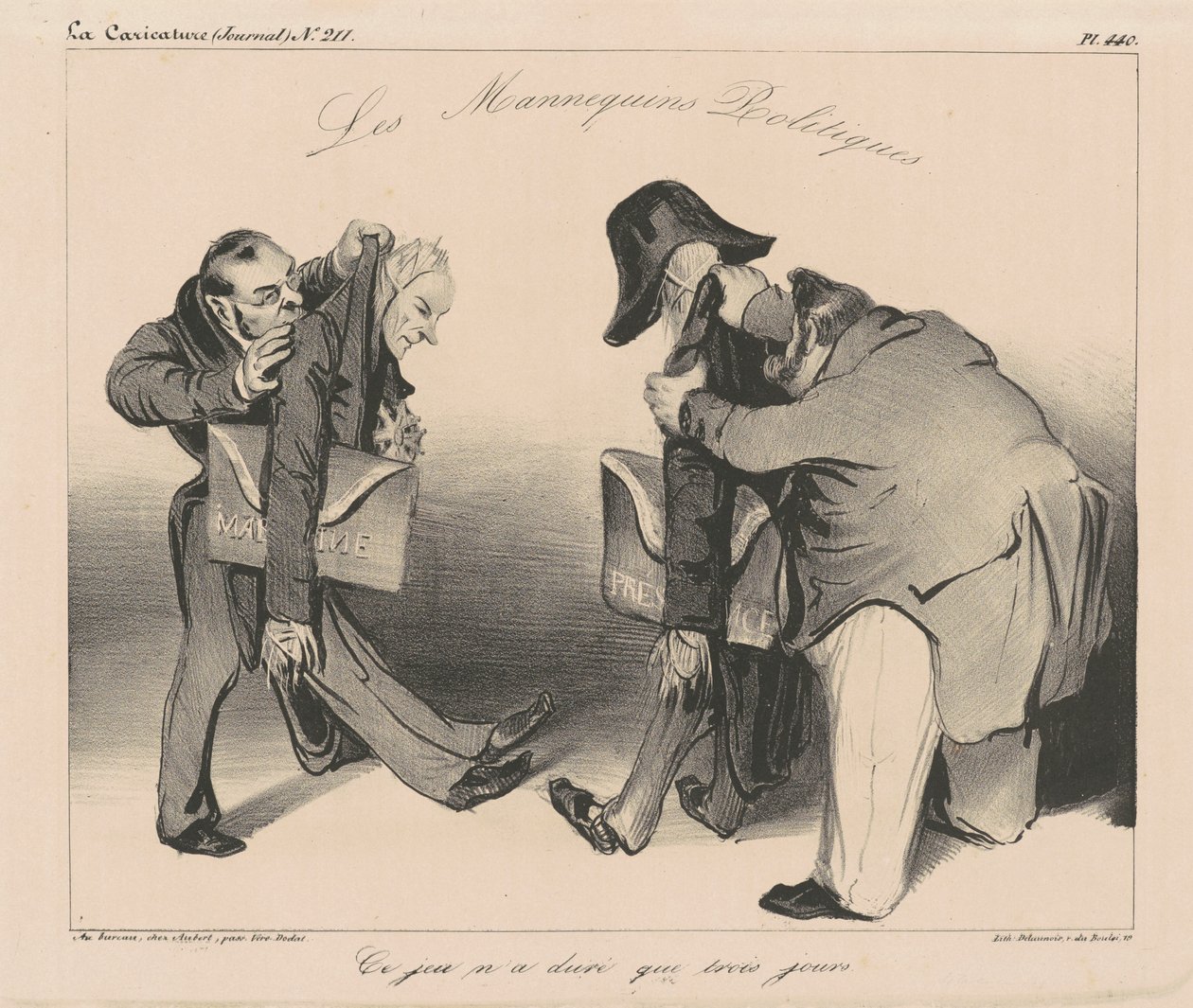 Politiske modeller af Honoré Daumier
