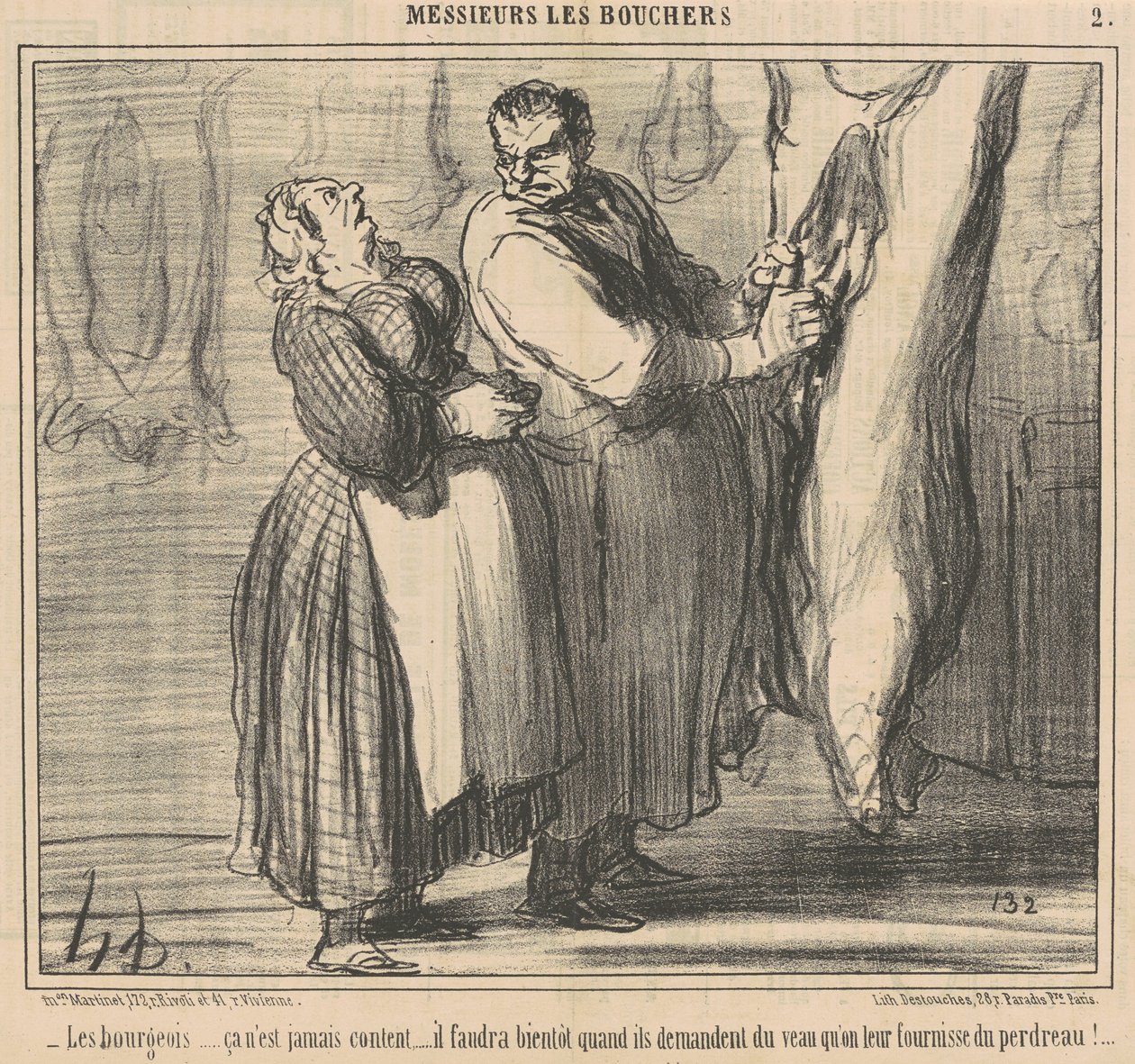 Den borgerlige... af Honoré Daumier