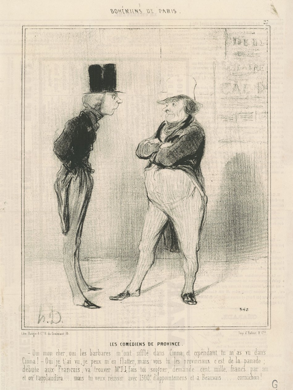Provinskomikere af Honoré Daumier
