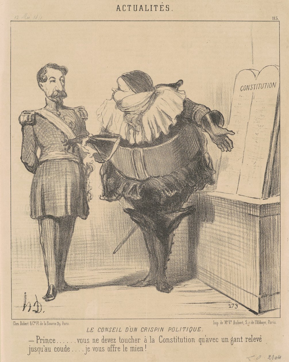 De politiske fjols af Honoré Daumier