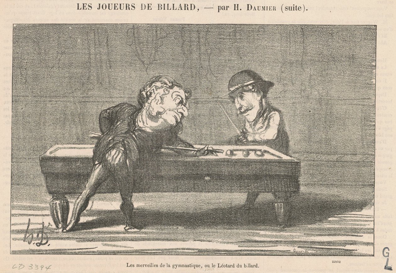 Gymnastikkens vidundere... af Honoré Daumier