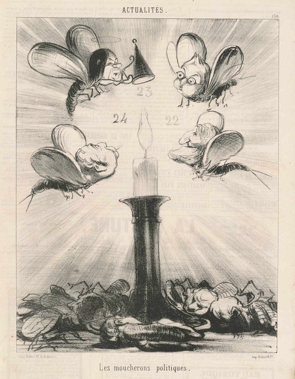 De politiske myg af Honoré Daumier