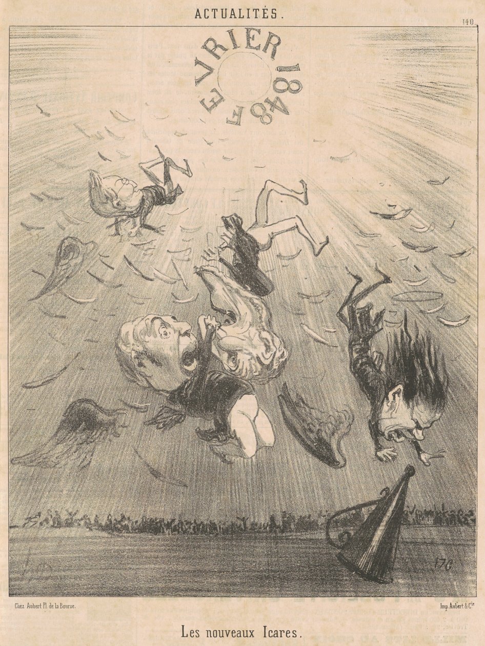 Den nye Ikaros af Honoré Daumier