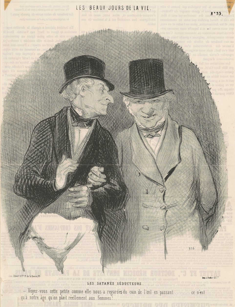 De irriterende forførere af Honoré Daumier