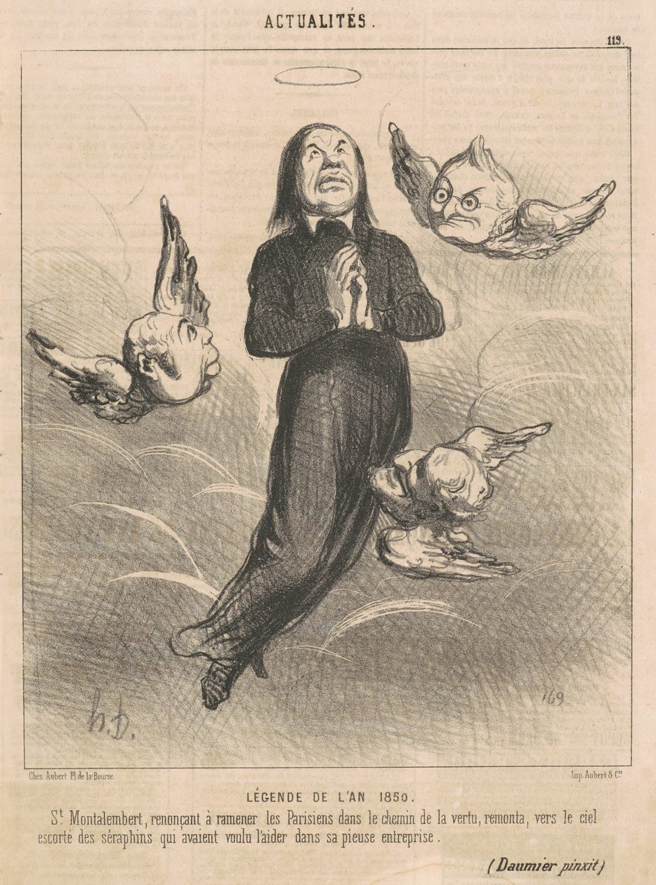 Årets legende 1850 af Honoré Daumier