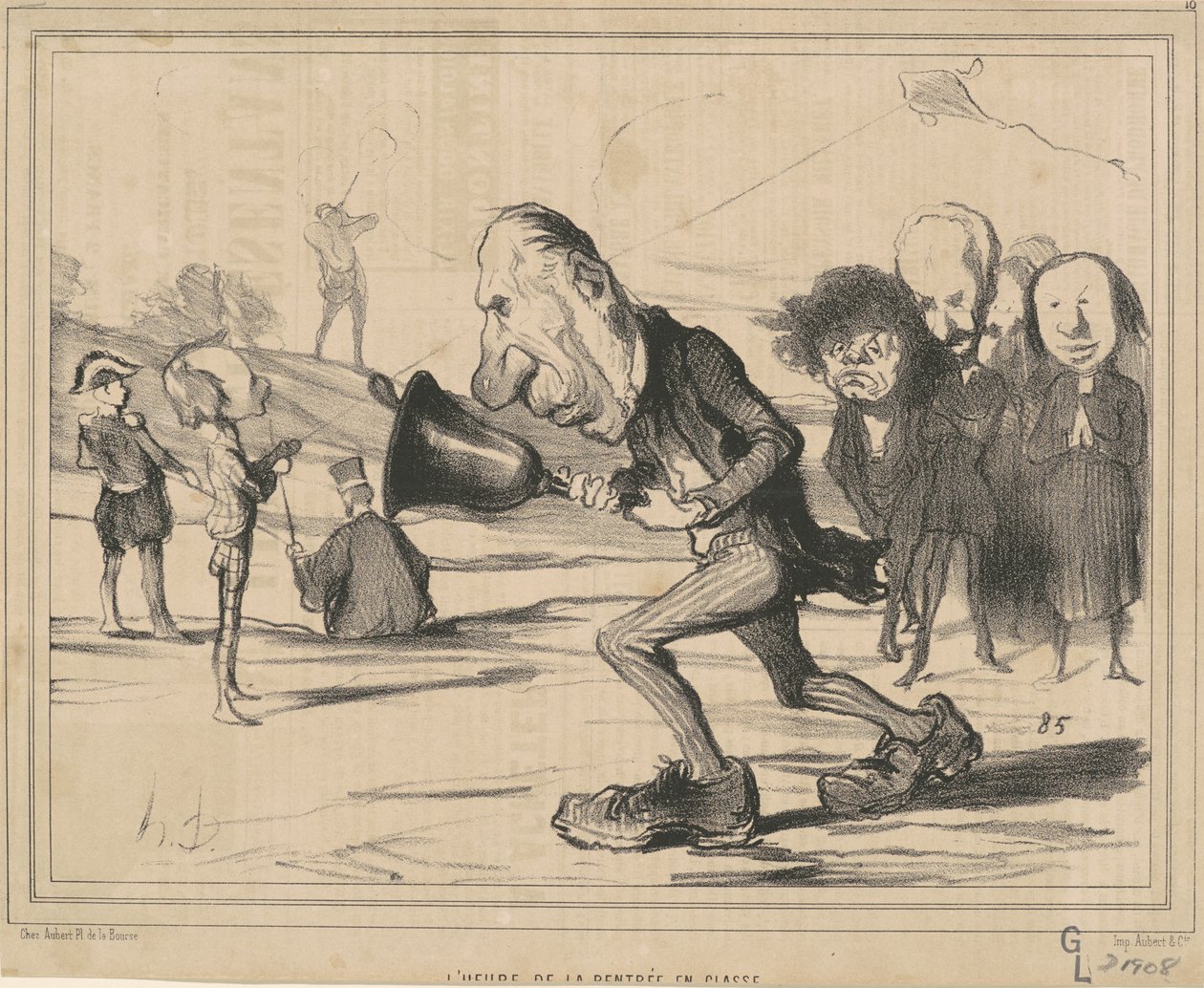 Tilbage til skoletiden af Honoré Daumier