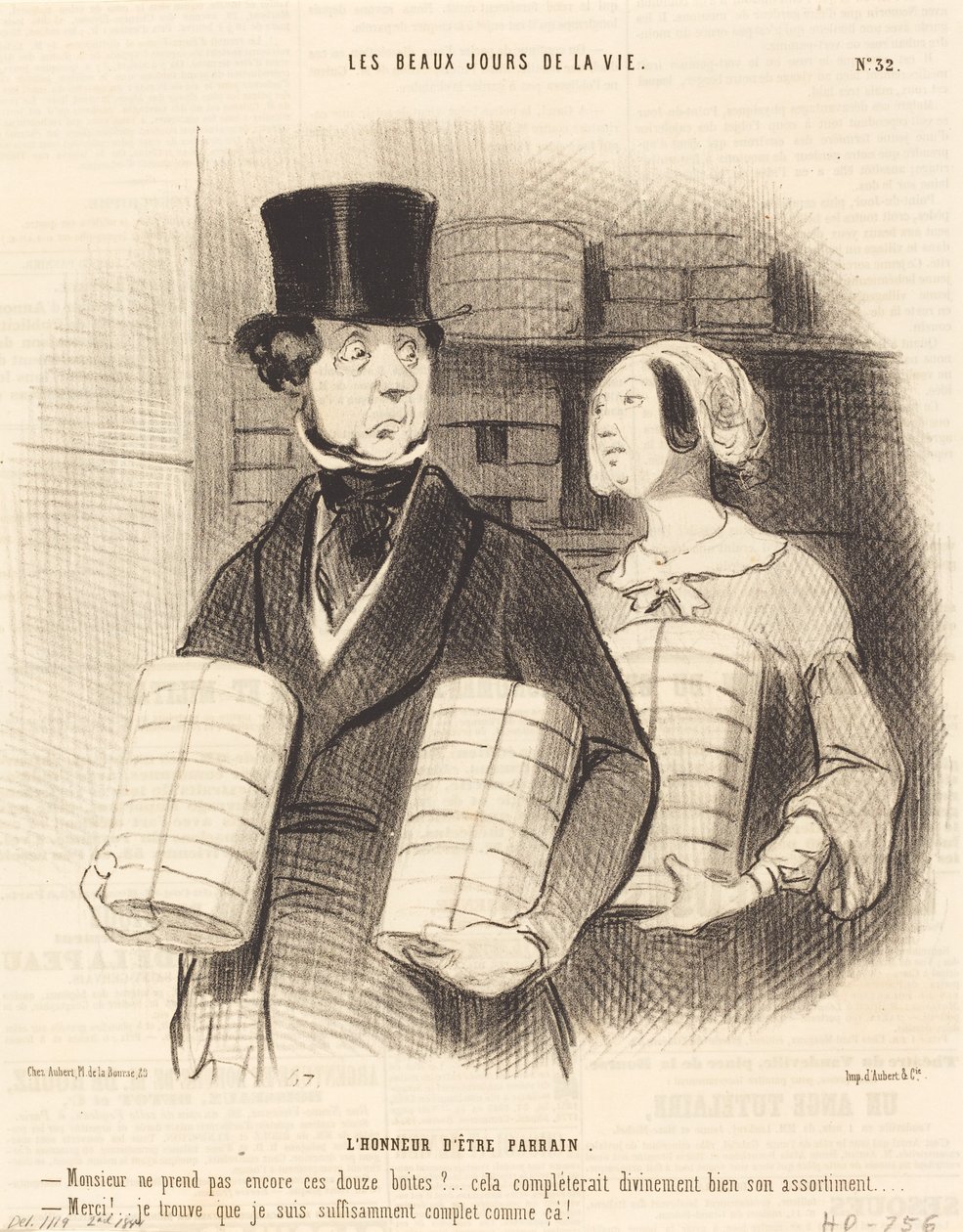 Æren at være sponsor af Honoré Daumier