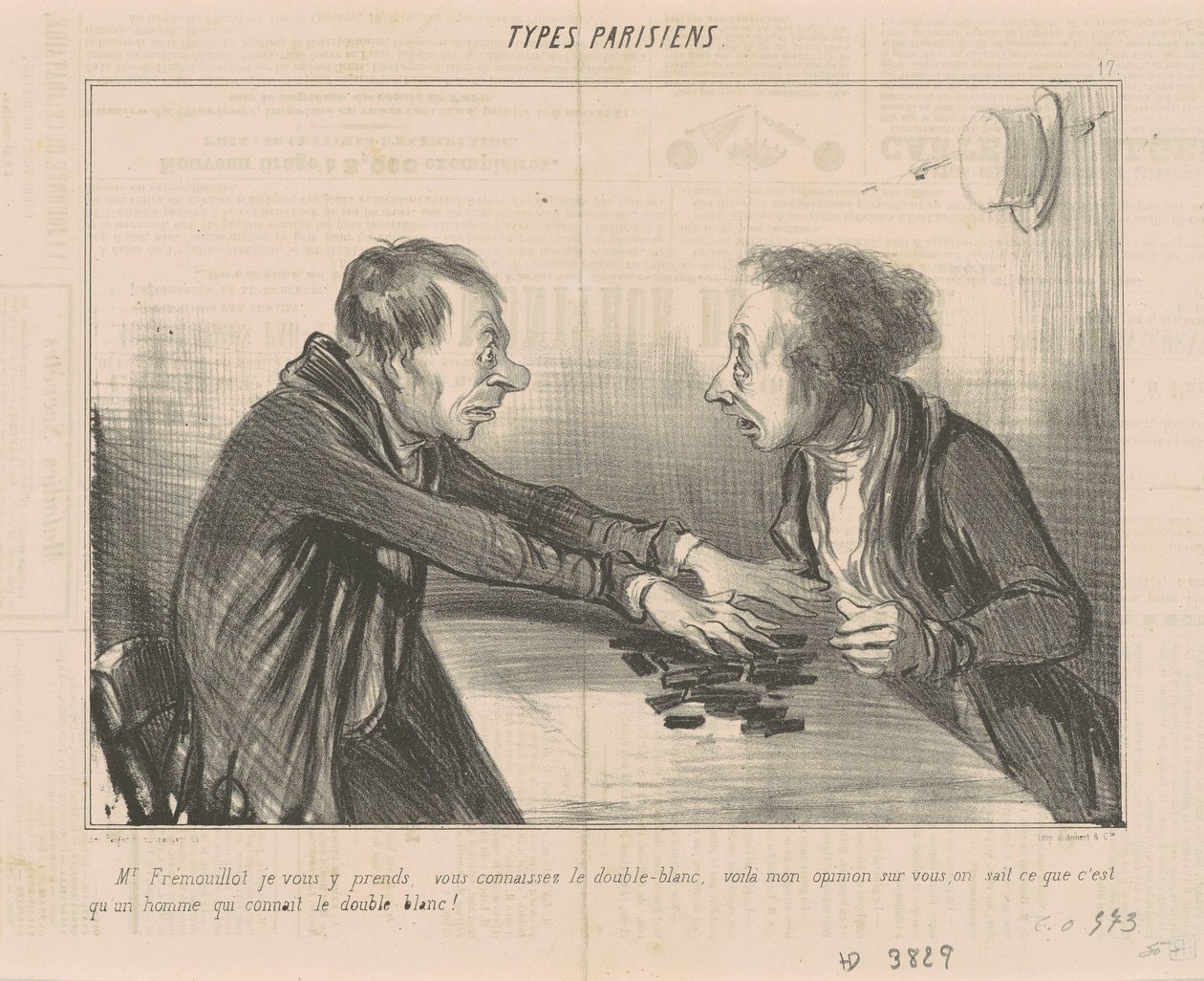 Hr. Frémouillot, jeg tager dig derhen, du ved... af Honoré Daumier