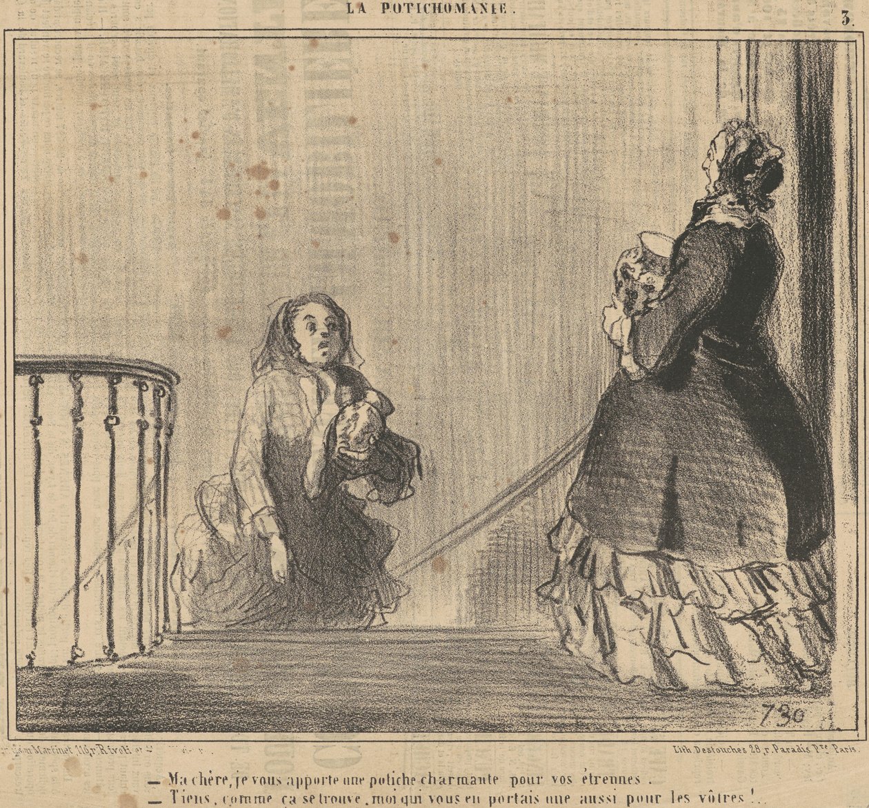 Min kære, jeg bringer dig en potiche... af Honoré Daumier