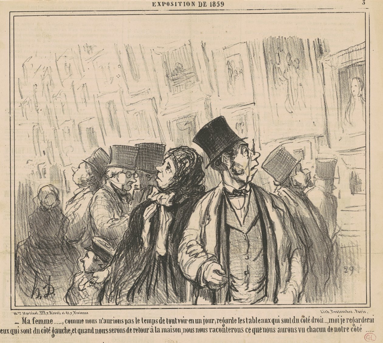 Min kone ..., som vi ikke ville have ... af Honoré Daumier