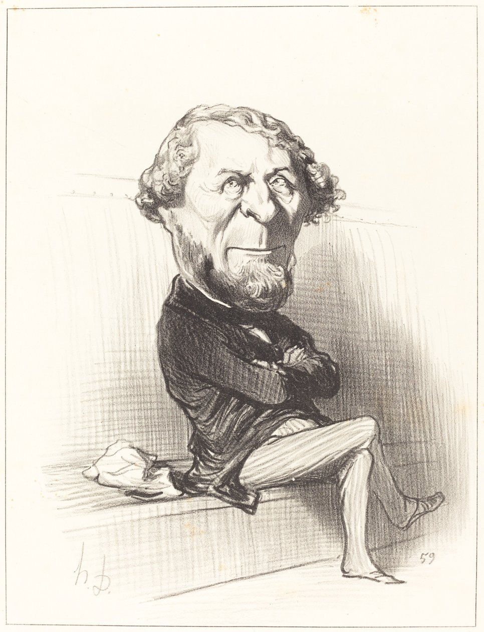 Marie Denis Larabit af Honoré Daumier