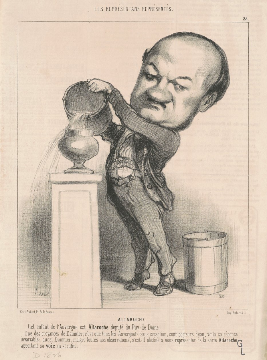 Marie Michel Altaroche af Honoré Daumier