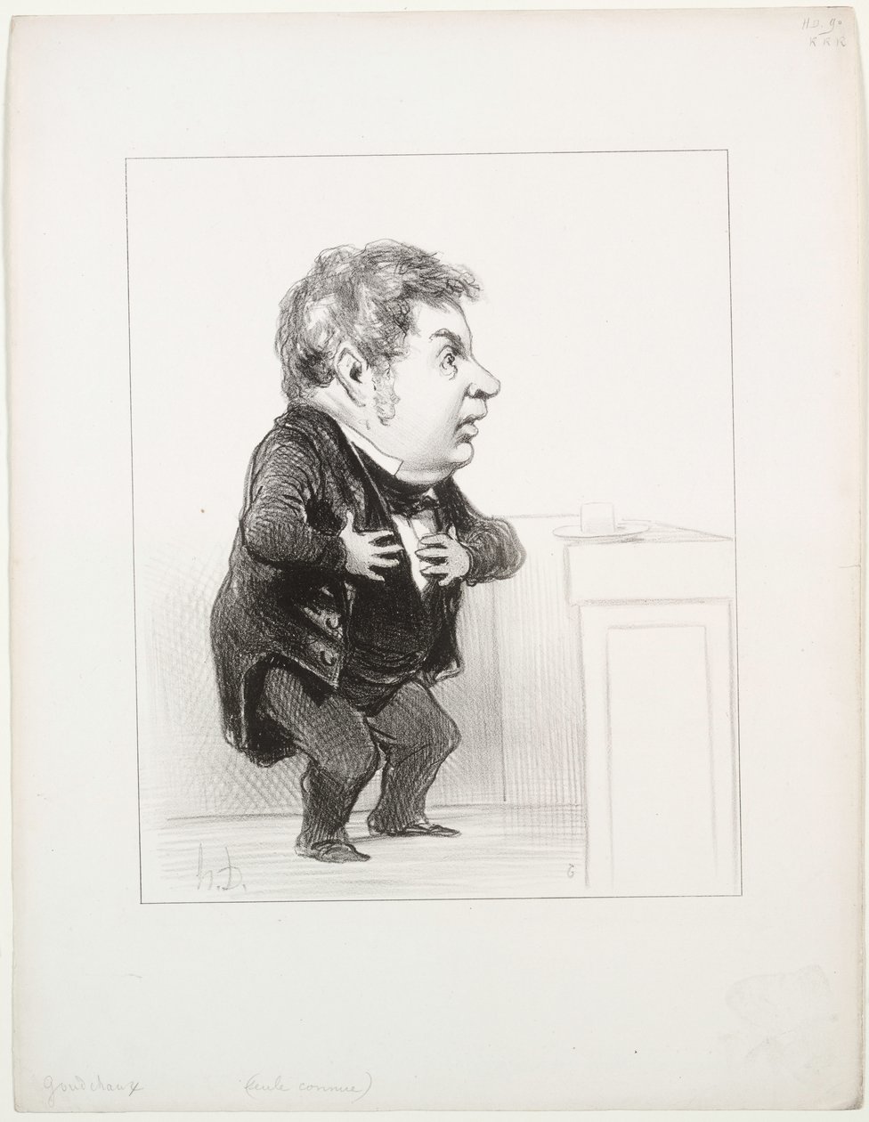 Michel Goudchaux af Honoré Daumier