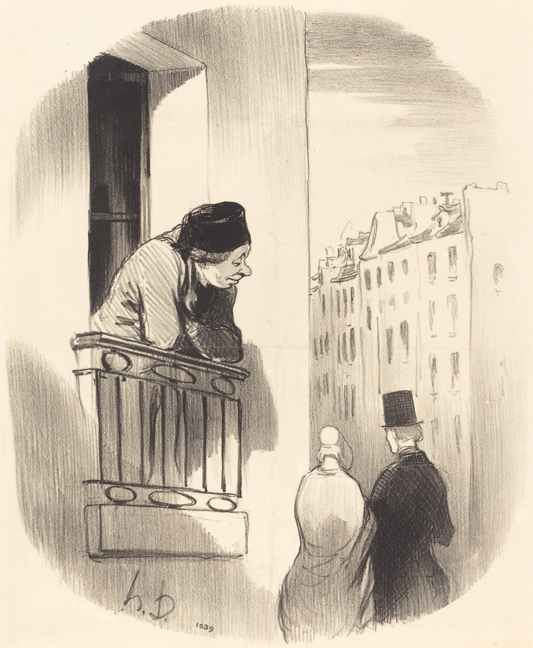 Jeg var også ung... af Honoré Daumier