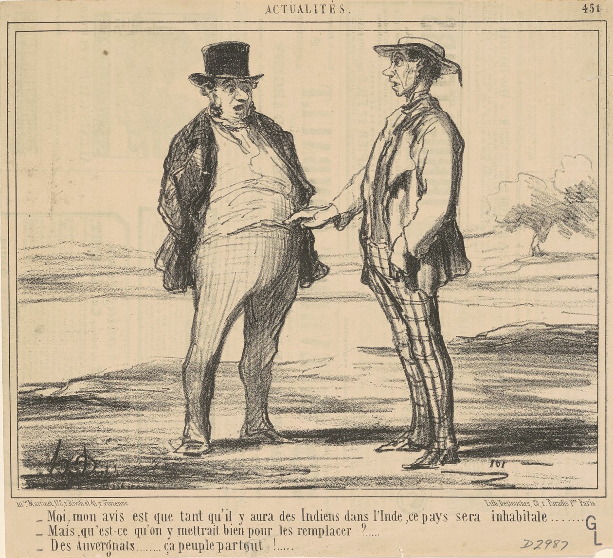 Måned, min mening er... af Honoré Daumier