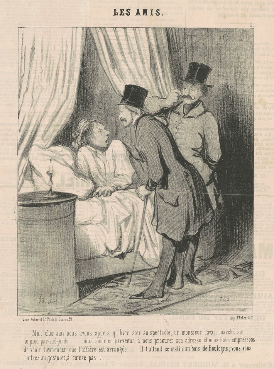 Min kære ven, vi lærte... af Honoré Daumier