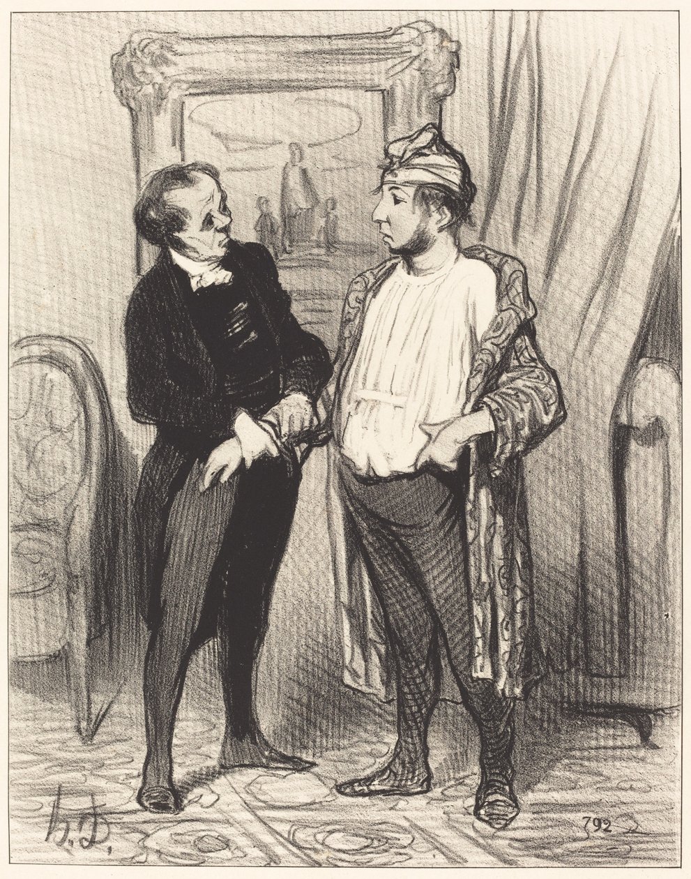 Min kære, jeg forsikrer dig om, at jeg... af Honoré Daumier