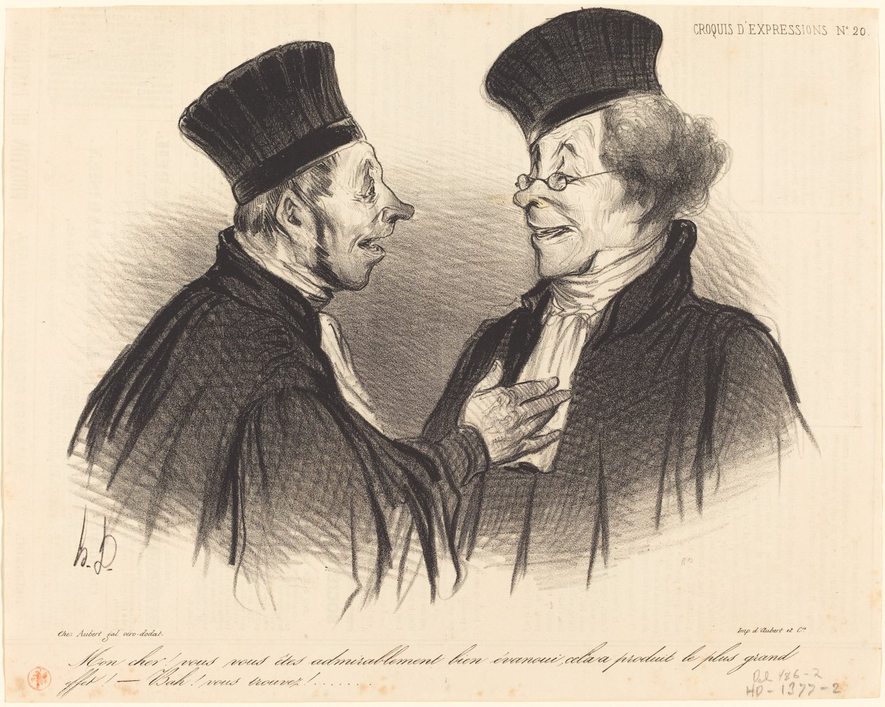 Min kære! du er beundringsværdigt ... besvimet ... af Honoré Daumier