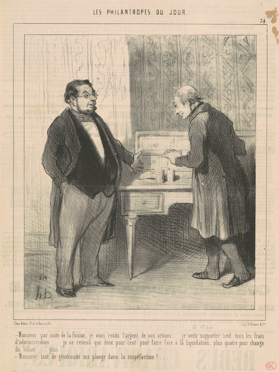 Sir som følge af fusionen af Honoré Daumier