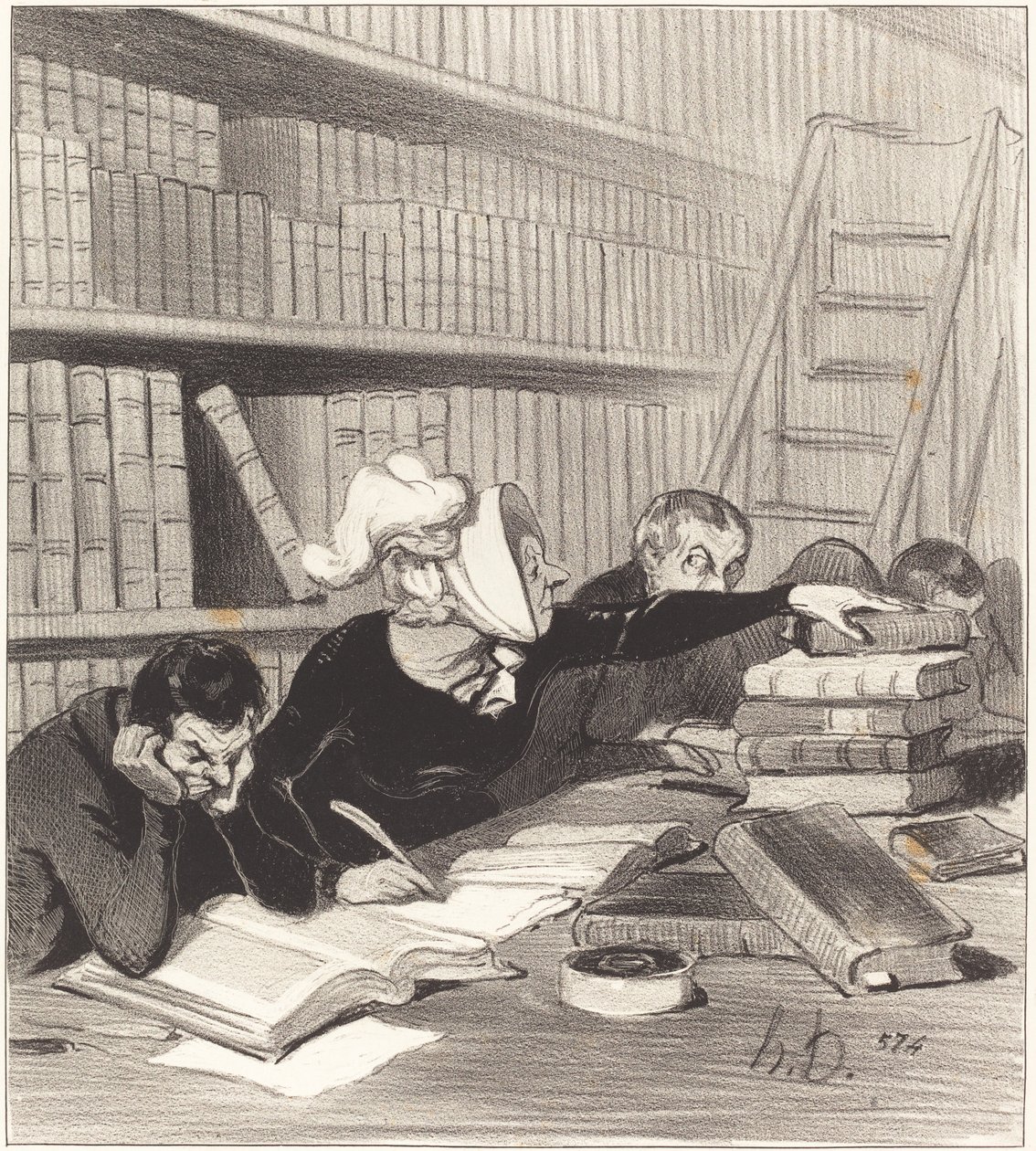 Sir, undskyld hvis jeg generer dig lidt... af Honoré Daumier