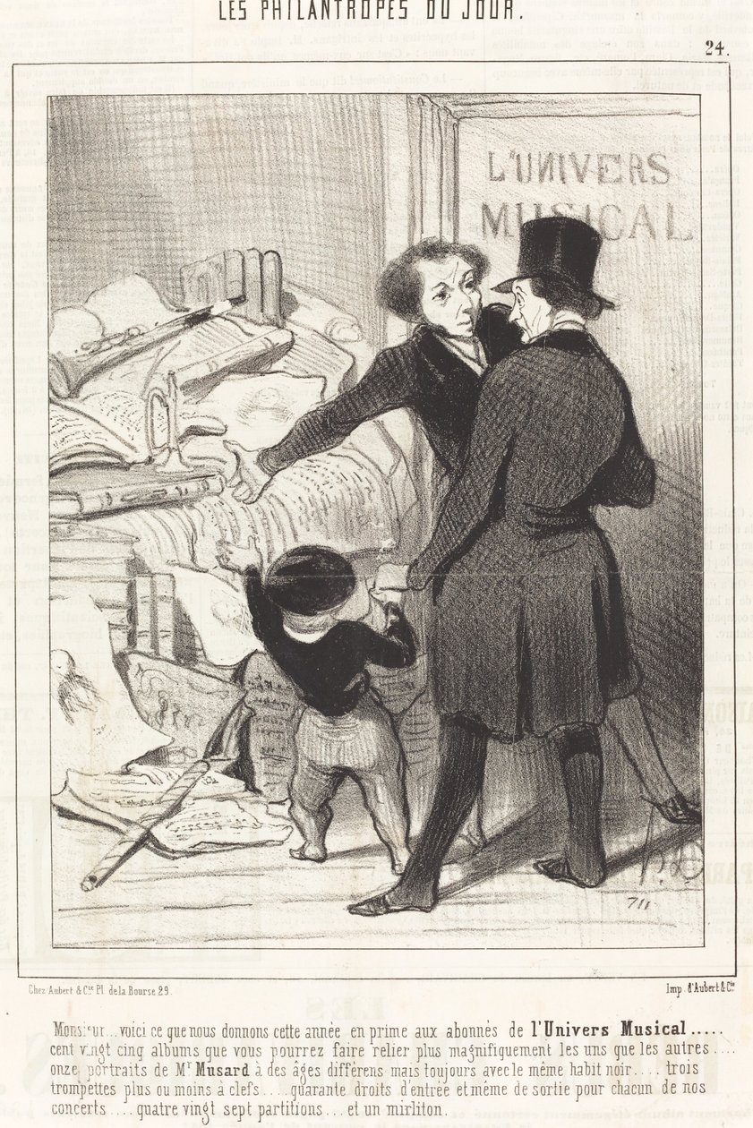 Sir ... her er hvad vi giver ... som en bonus ... af Honoré Daumier