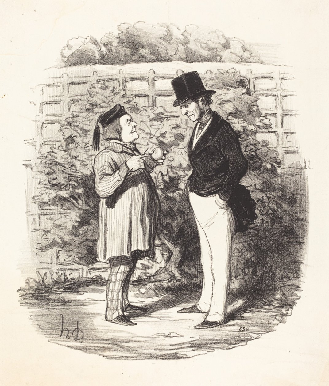 Sir, i tyve år har jeg forfulgt foreningen af... af Honoré Daumier