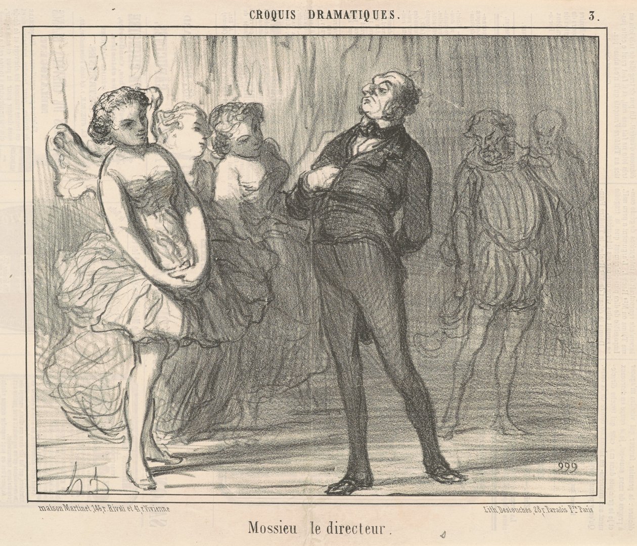 direktør Mossieu af Honoré Daumier