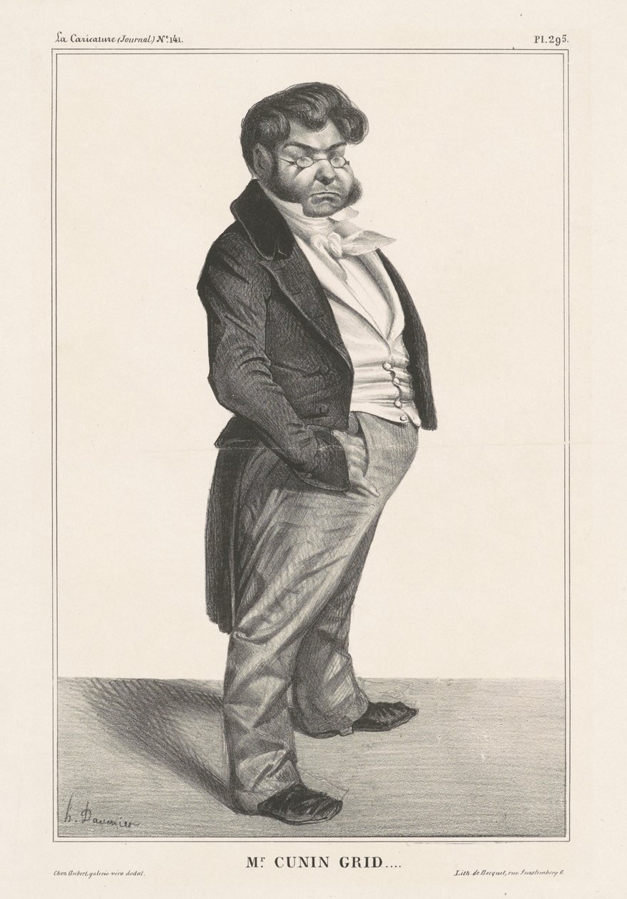 Dø. Sunin Grid...(Sunin-Garidine) af Honoré Daumier