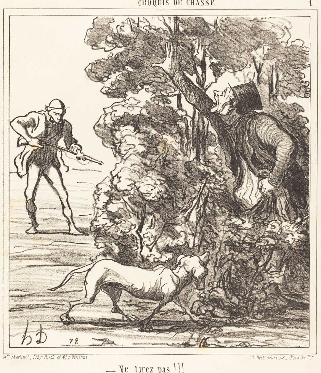 Træk ikke!!! af Honoré Daumier