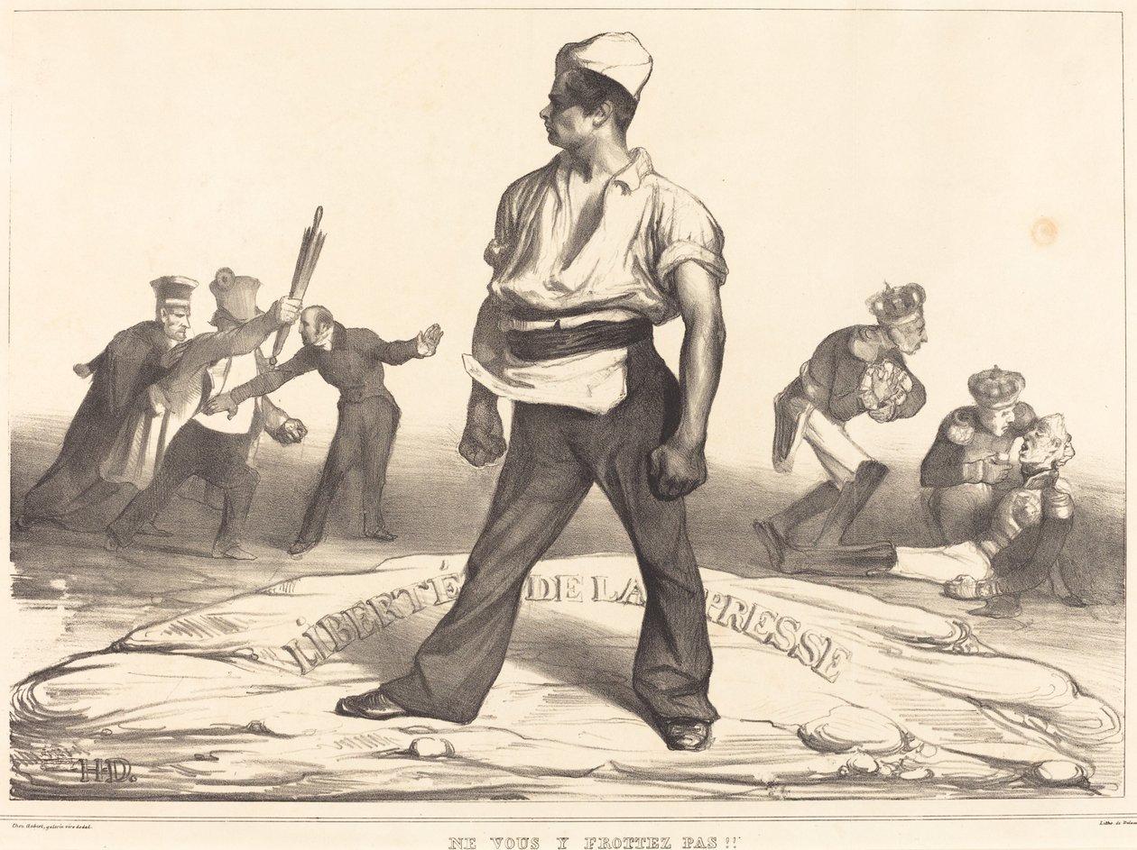 Lad være med at rode med det!! af Honoré Daumier