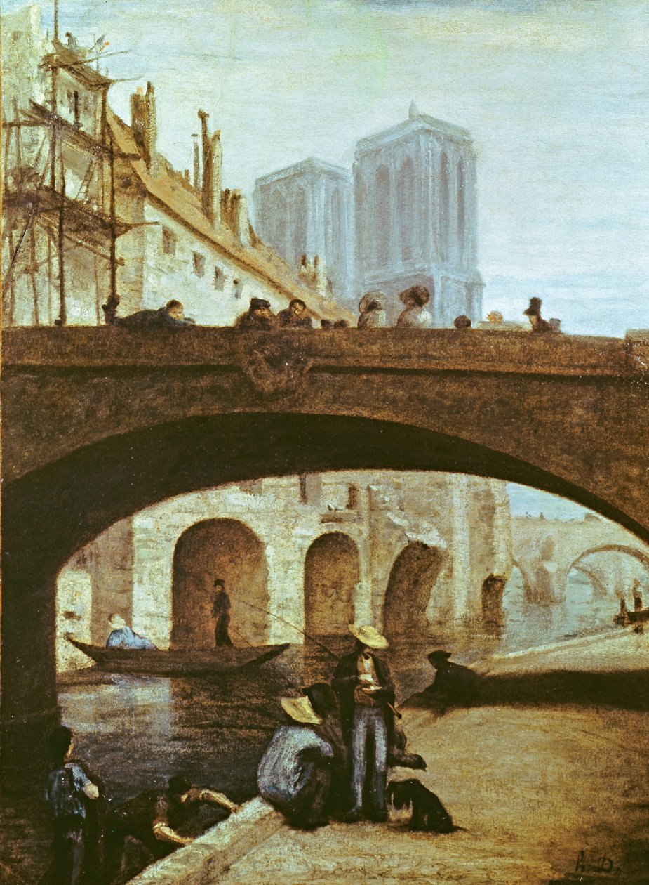 Notre Dame af Paris af Honoré Daumier