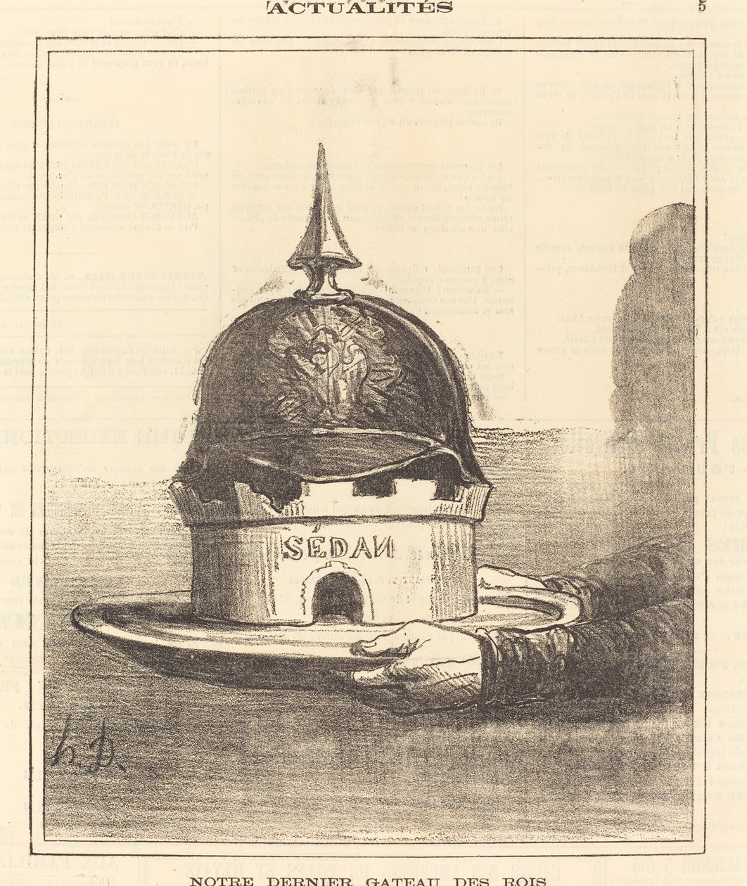 Vores sidste kongekage af Honoré Daumier