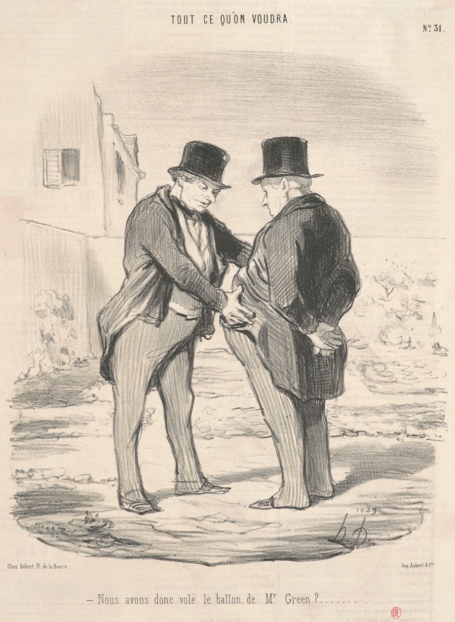 Så vi stjal bolden fra Mr. Green? af Honoré Daumier