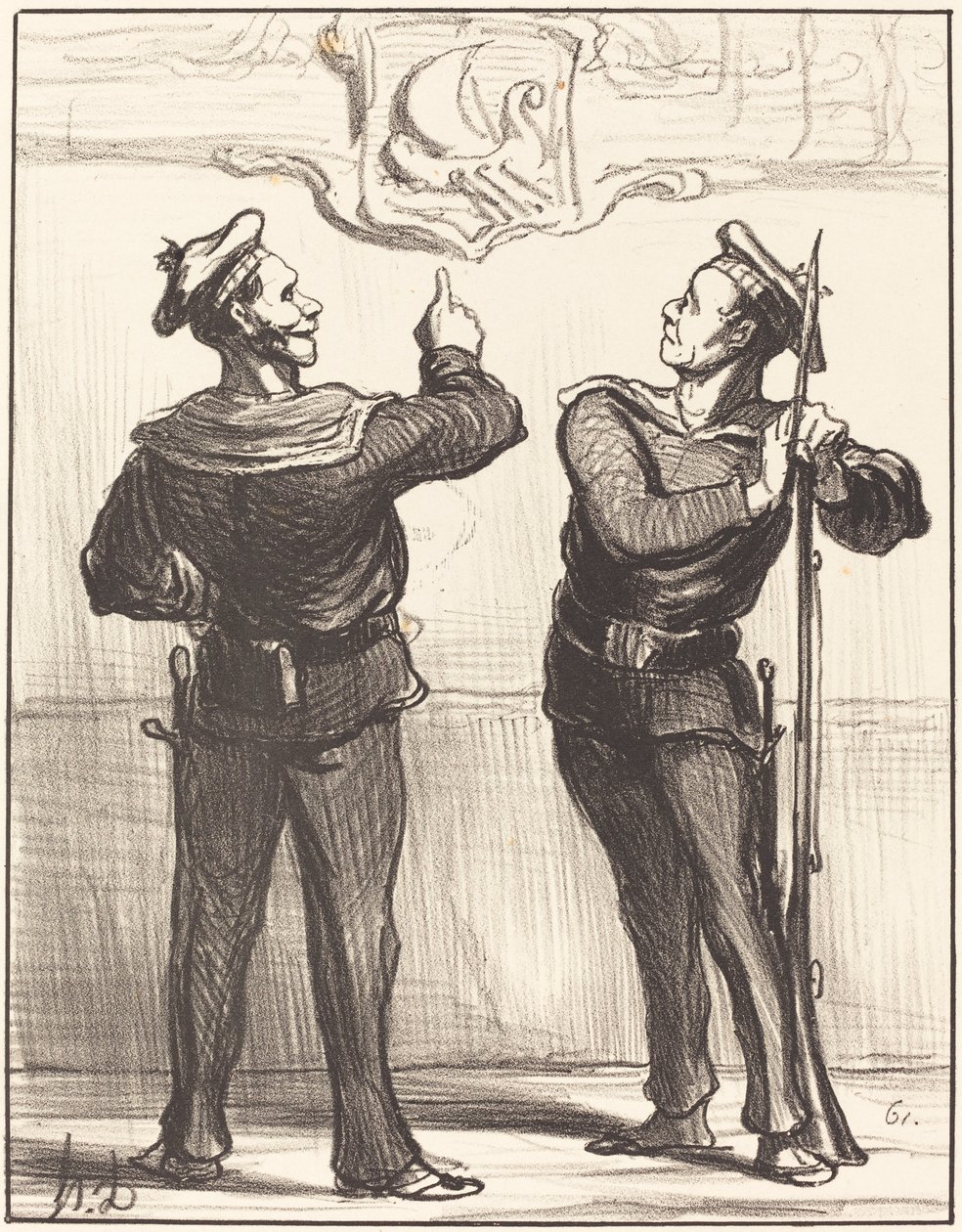 Vi havde aldrig gættet... af Honoré Daumier