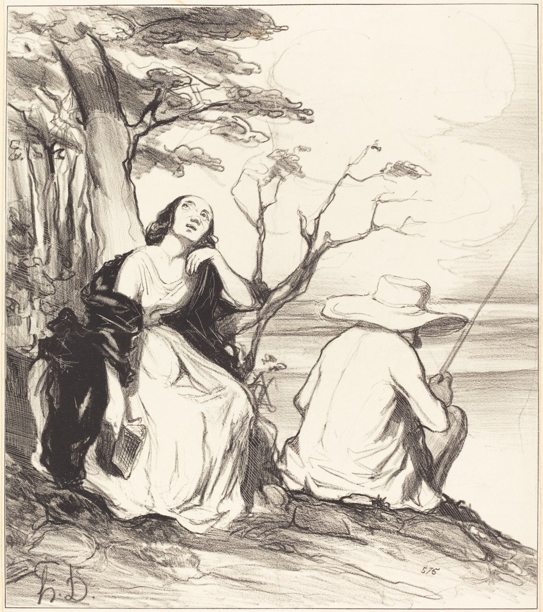 O smerte!... at have drømt... om en mand... af Honoré Daumier