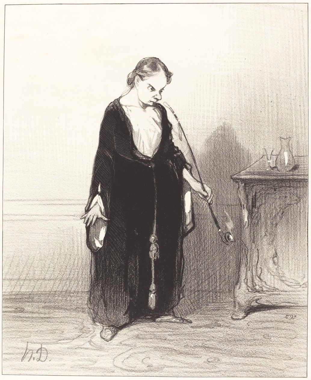 O fornøjelse af opiumet, som du henrykker fra mig!... af Honoré Daumier