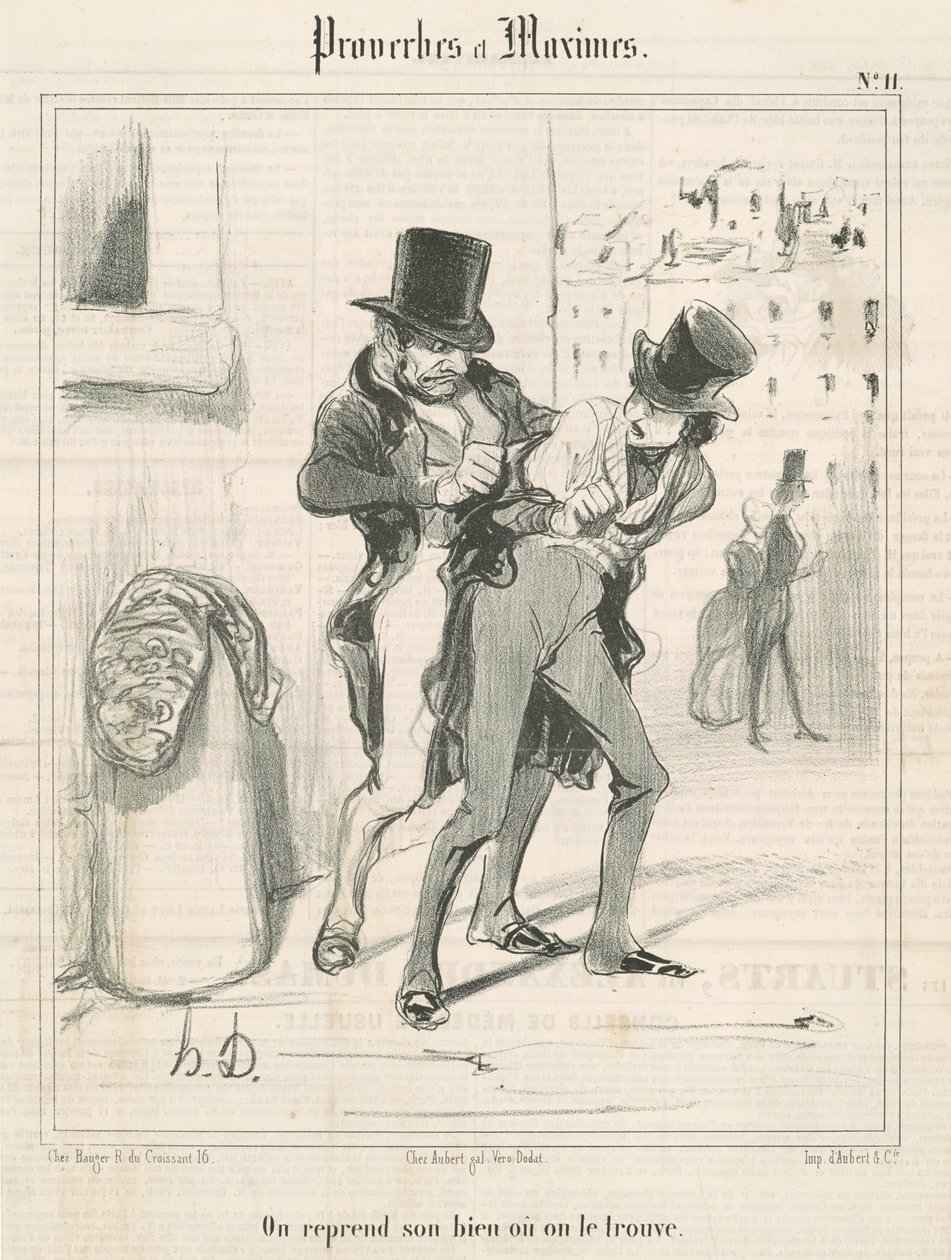 Vi tager vores ejendom tilbage, eller vi finder den af Honoré Daumier